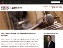 Tablet Screenshot of josselsonlaw.com